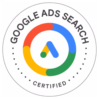 Credencial Google Ads Search Certified da Scale