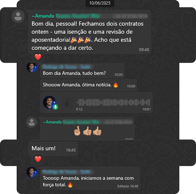Depoimento de cliente