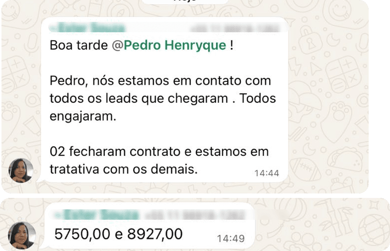 Depoimento de cliente