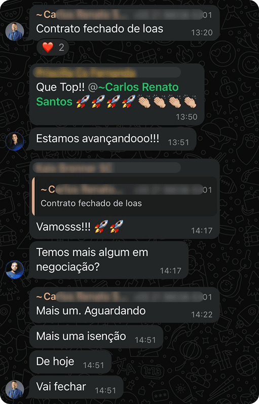 Depoimento de cliente